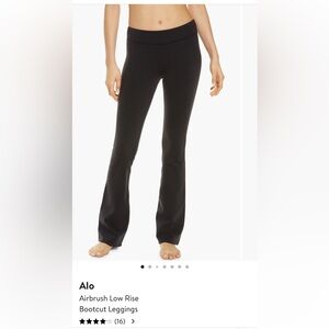 ALO YOGA Airbrush Low Rise Boot Cut Leggings